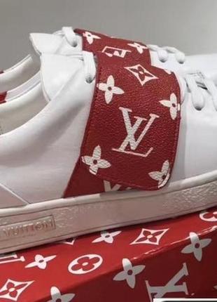 Жіночі шкіряні кросівки \louis vuitton \італія\оригинал\р.37