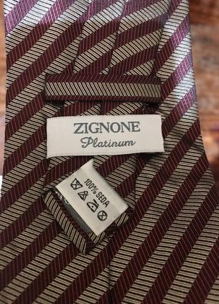 Шелковый галстук, замеры 148 х 10.3 zignone4 фото