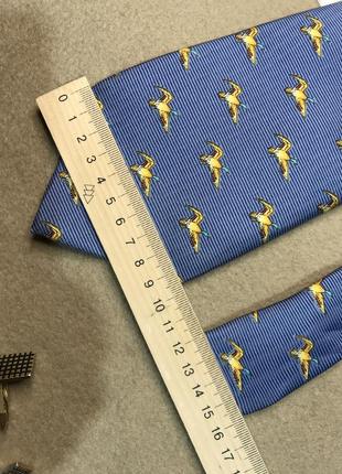 Шелковый галстук, замеры 151 х 106 фото