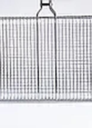 Решітка для грилю на мангал 60×41×4 (см) з нержавіючої сталі3 фото