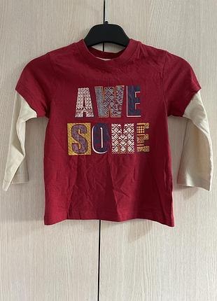 Кофта реглан на мальчика 3-4 лет