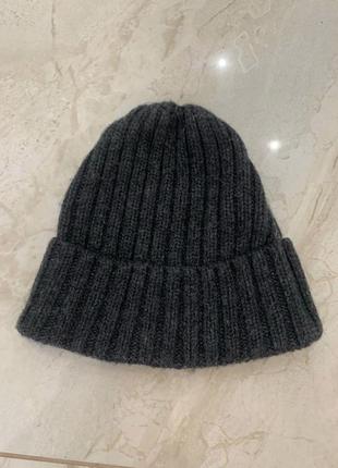 Шапка серая h&m