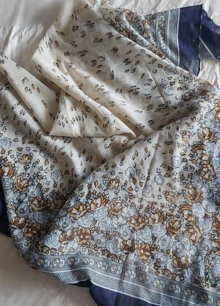 Платок цветочный