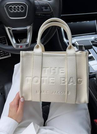 Жіноча сумка mj tote bag beige small1 фото