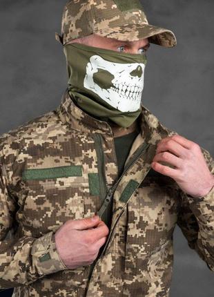 Військовий статутний костюм гост 3в1 колір камуфляж піксель піксельний тактичний кітель штани бейсболка5 фото
