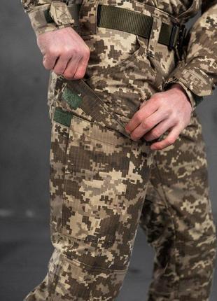 Військовий статутний костюм гост 3в1 колір камуфляж піксель піксельний тактичний кітель штани бейсболка6 фото
