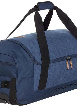 Большая дорожная сумка на колесах 60l quiksilver new centurion синяя