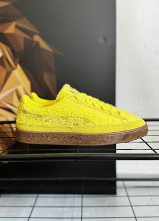 Кеды puma suede х spongebob оригинал❗️❗️❗️