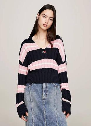 Джемпер tommy hilfiger кофта полосатая4 фото