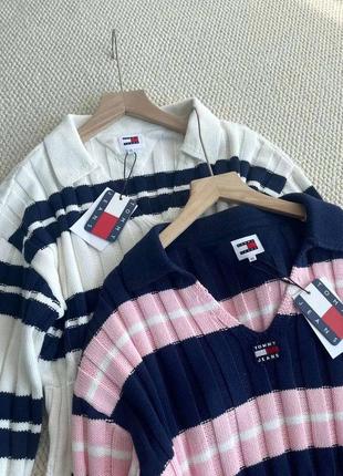 Джемпер tommy hilfiger кофта полосатая8 фото