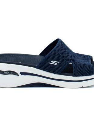 Skechers go walk arch fit шлепанцы