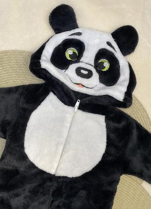 Махровый человечек панда2 фото