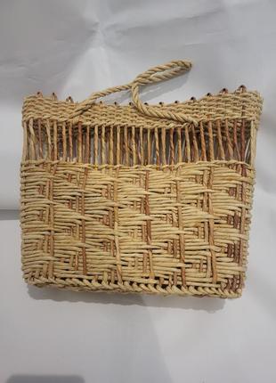 Сумочка з натуральної соломи з вьетнаму