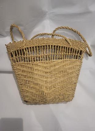 Сумочки з натуральної соломи