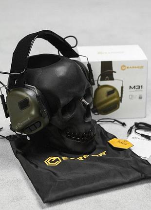 Активные защитные наушники earmor m31 mod3 (fg) olive   рн6476