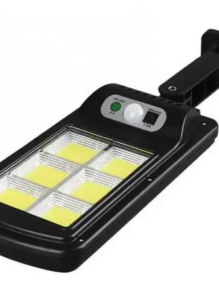 Вуличний ліхтар на стовп із пультом на сонячних батареях solar light 6cob