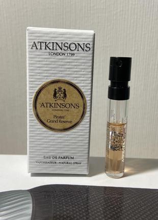 Пробник духов парфюм atkinsons london 1799 pirates' grand reserve