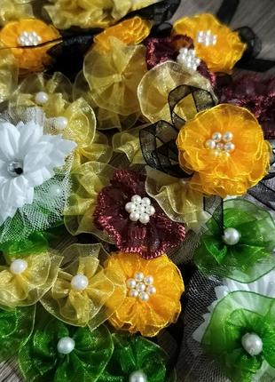 64 шт искусственные цветы для рукоделия