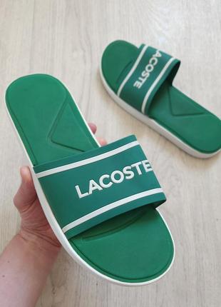 Lacoste l.30 slides шлепанцы5 фото