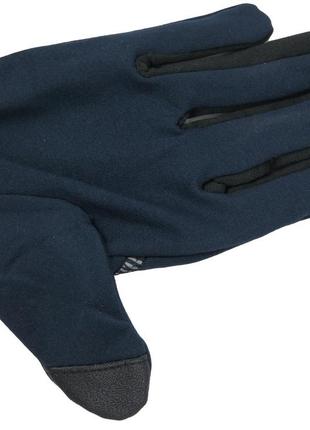 Женские перчатки для бега, занятия спортом crivit темно-синие4 фото