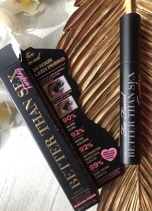 Тушь праймер для ресниц too faced better than sex foreplay mascara primer