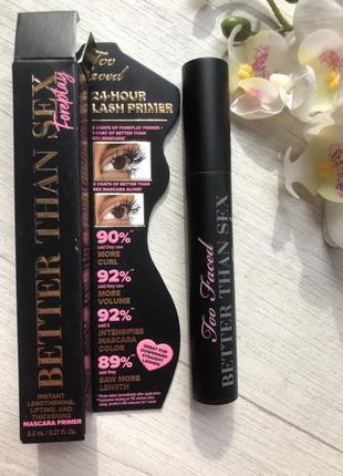 Тушь праймер для ресниц too faced better than sex foreplay mascara primer6 фото