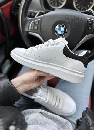 Alexander mcqueen low white black 1