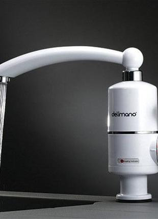 Проточний бойлер, проточний водонагрівач, забарвлений, електрична водонагрівальна здатність: 3000 ватівdelimano