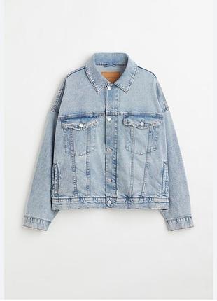 Оверсайз джинсова куртка oversize великого розміру