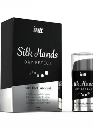 Смазка для мастурбации intt silk hands 15 мл на силиконовой основе