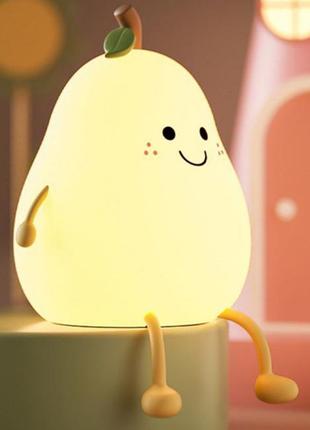 Новинка/силіконовий нічник/груша/світильник сенсорний лампа rgb usb