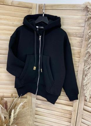 Базовое худи зип-худи на замочке подростковое на байке