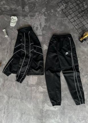 Мужской черный спортивный костюм nike2 фото