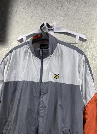 Мужская нейлоновая мастерка/олимпийка lyle & scott3 фото