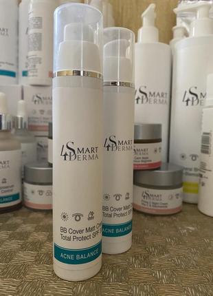 Матирующий вв крем spf 30 smart derma