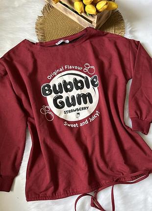 Свитшот женский bubble gum 3