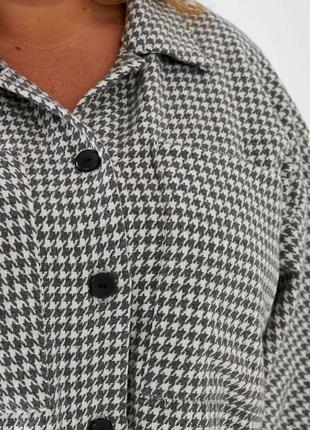 Удлиненная теплая рубашка батал из кашемировой ангоры ( 218буд) размеры 50-52, 54-564 фото