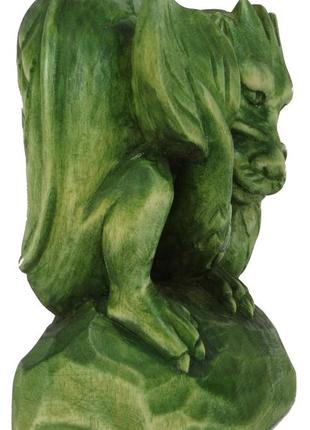 Фігурка ручної роботи зелений деревний дракон символ 2024 року6 фото
