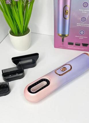 Портативний дорожній фен з насадками, невеликий фен fashion hair dryer