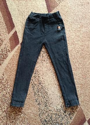 Джеггинсы, джинсы без застежек. на рост 125-130
