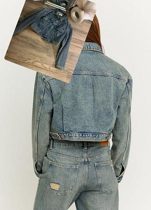 Трендова джинсова куртка tally weijl як zara mango