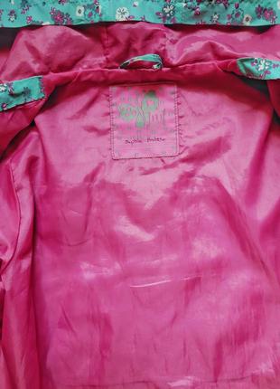 Куртка для дівчинки tu, дитяча куртка на 7-8 років, блактина вітрівка для дівчинки4 фото