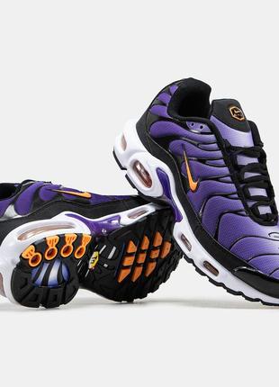Кросівки чоловічі nike air max tn plus фіолетові повсякденні кроси найк аїр макс тн плюс спорт взуття на літо