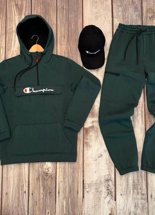 Костюм champion теплий чоловічий турецький осінь\зима lux якості, зимовий костюм чемпіон