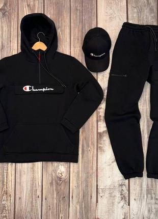 Костюм champion теплий чоловічий турецький осінь\зима lux якості, зимовий костюм чемпіон