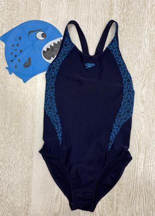 Суцільний спортивний купальник для дівчинки speedo