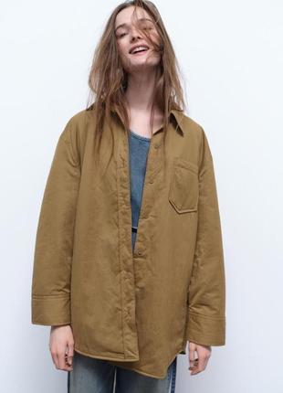 Водоотталкивающая куртка-рубашка zara