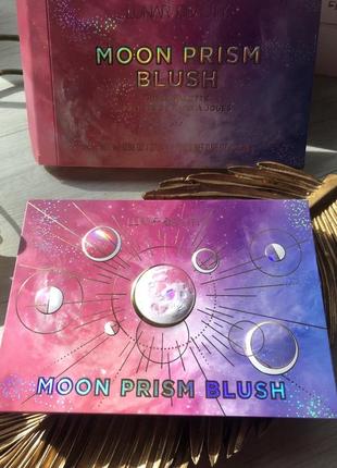 Пігментована палітра румʼян moon prism blush lunar beauty4 фото
