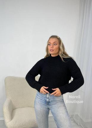 Теплый женский свитер «лина»