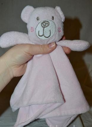 Впитывающая платочка полотенце комфортер с развивающими фигурками можно кукольный театр медвежонок мешка